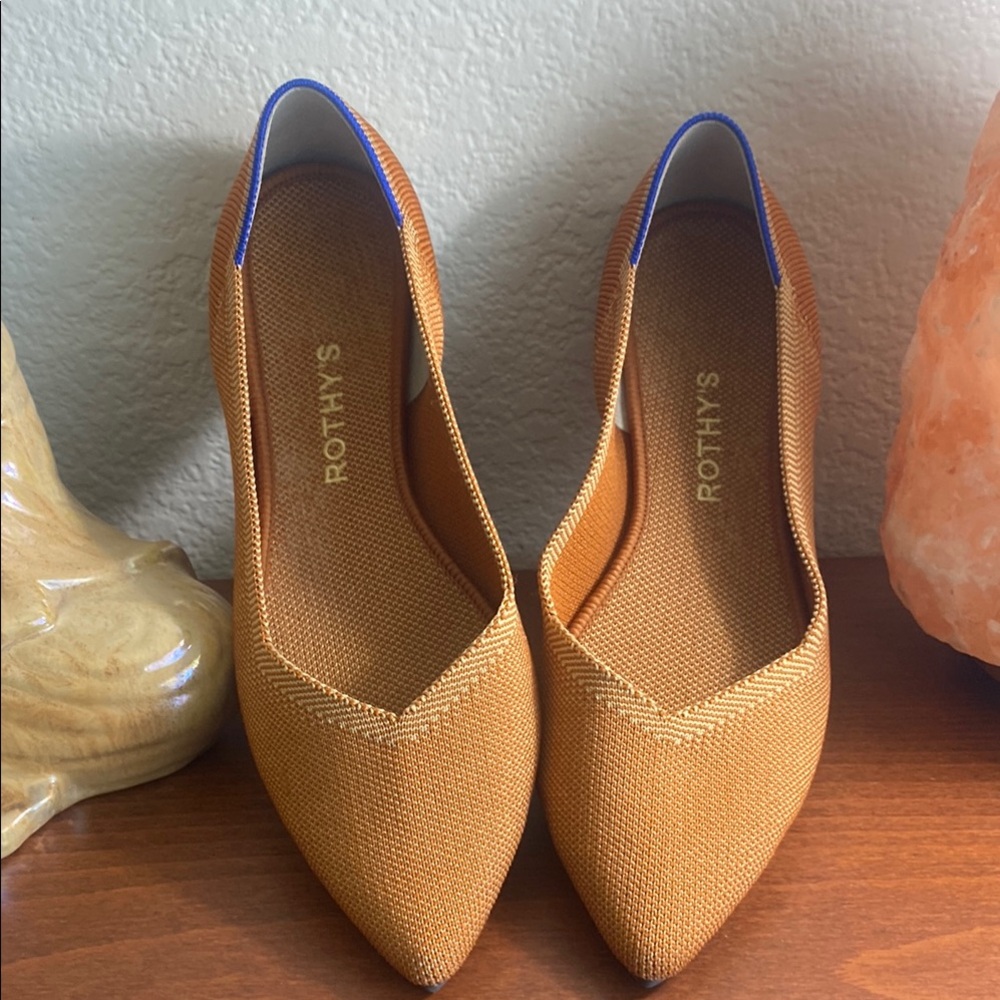 Rothy's Orange Minimalist Flats